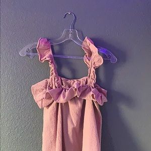 Cute pink shirt with lace